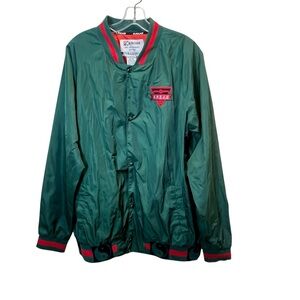 Rare K.R.E.A.M Mens Japanese Yin & Yen Green & Red Bomber Track Jacket XL